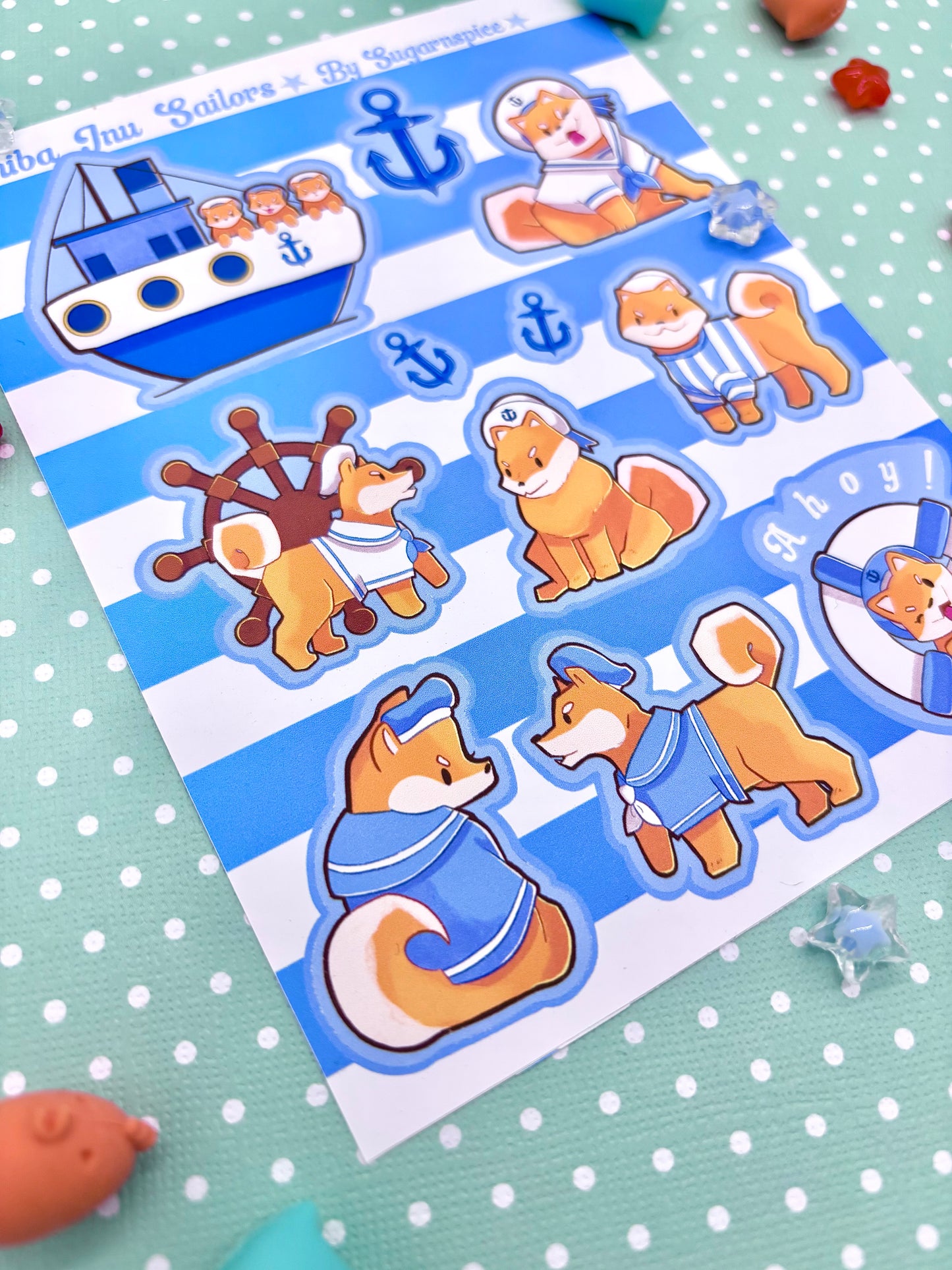 Shiba Inu Sailors Bundle Stationery Giftset