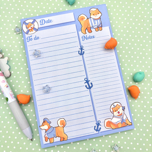 Shiba Inu Sailors Daily Planner