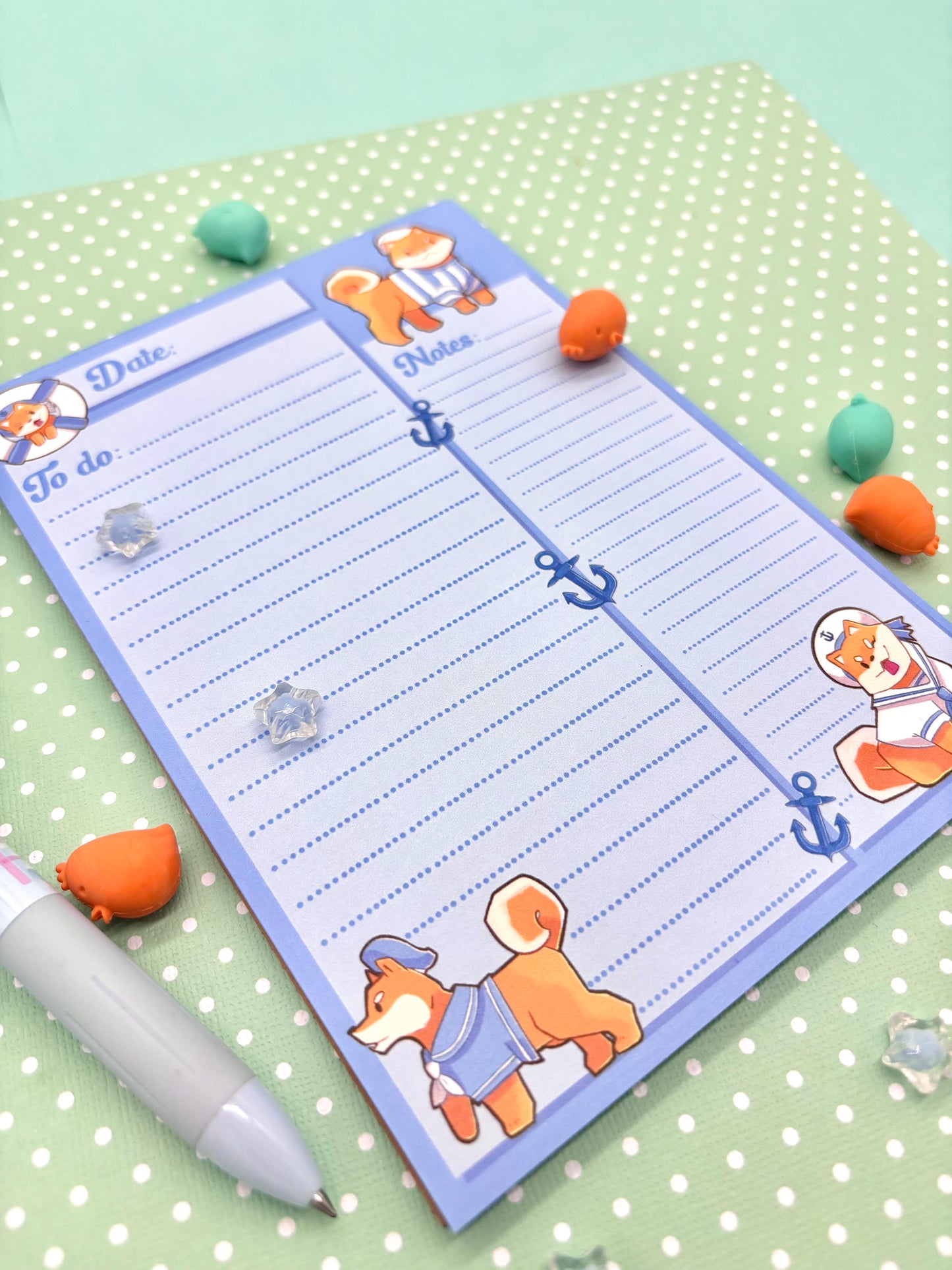 Shiba Inu Sailors Daily Planner