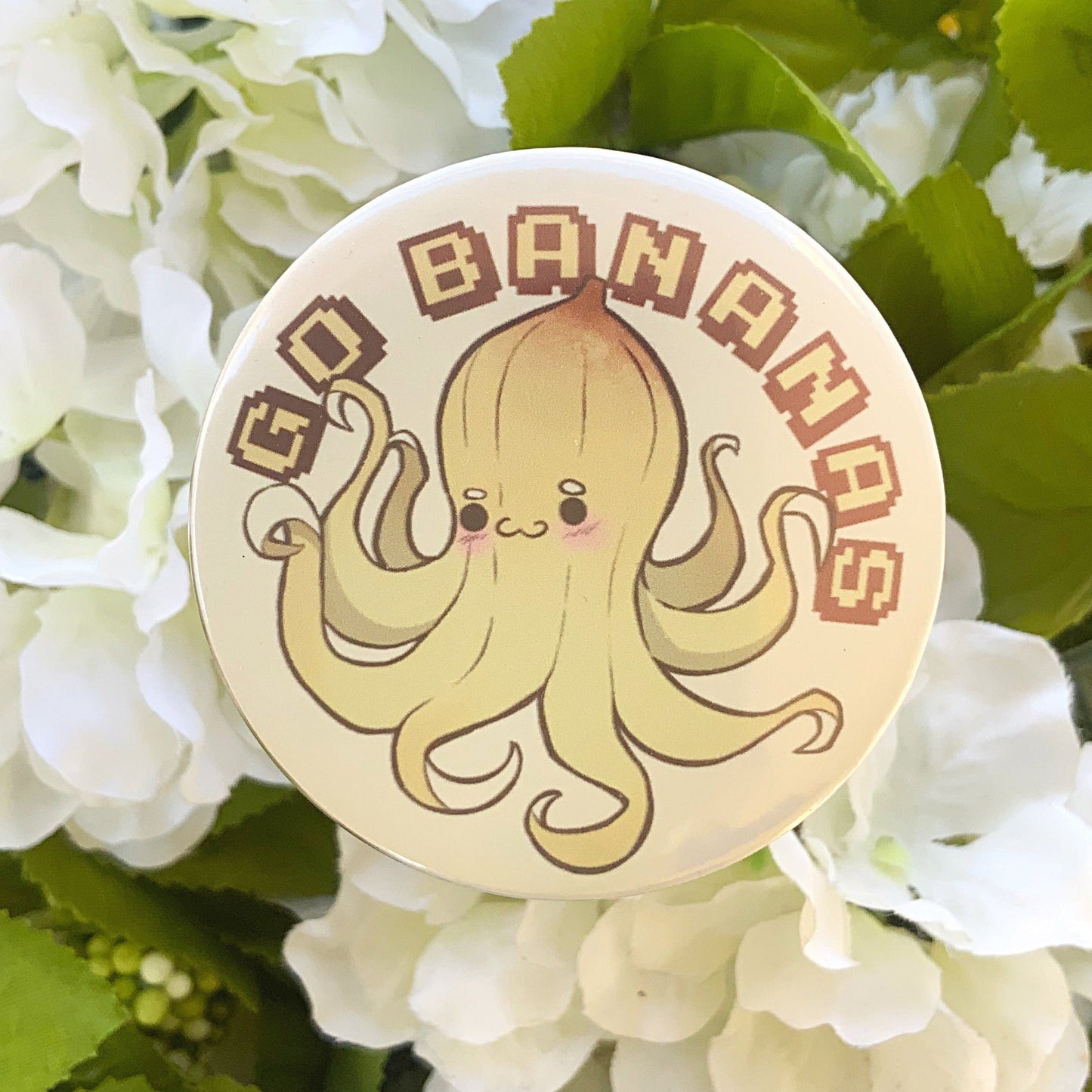 Go Bananas/ Bananoctopus Button Pin