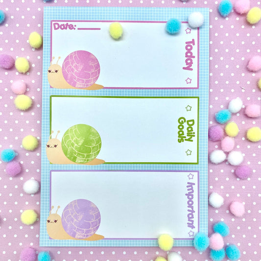 Concha Snails Daily Planner