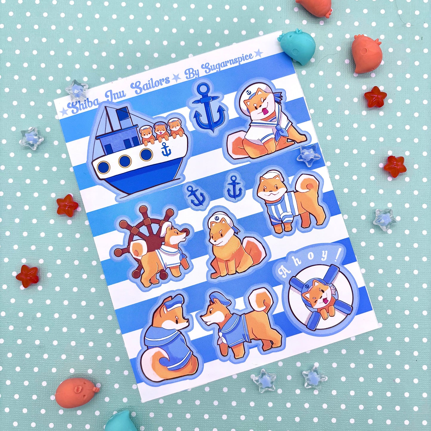 Shiba Inu Sailors Bundle Stationery Giftset