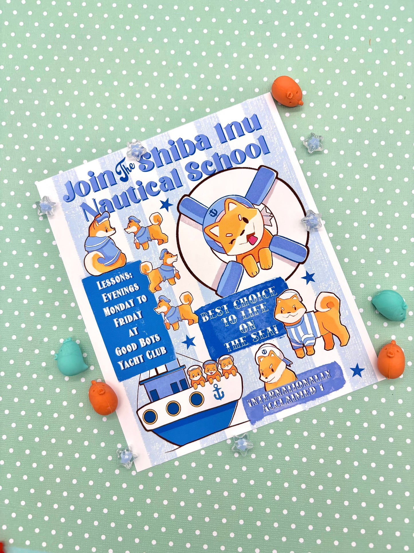Shiba Inu Sailors Bundle Stationery Giftset