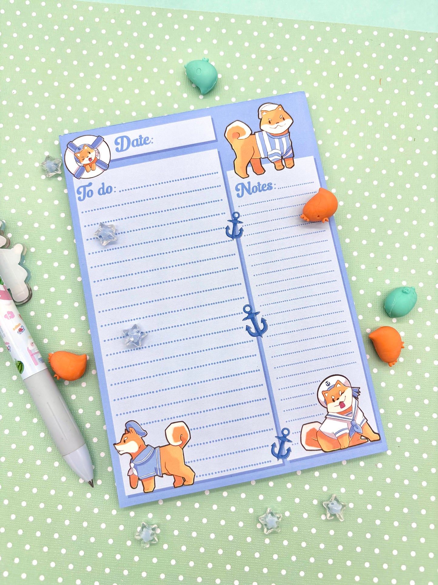 Shiba Inu Sailors Bundle Stationery Giftset