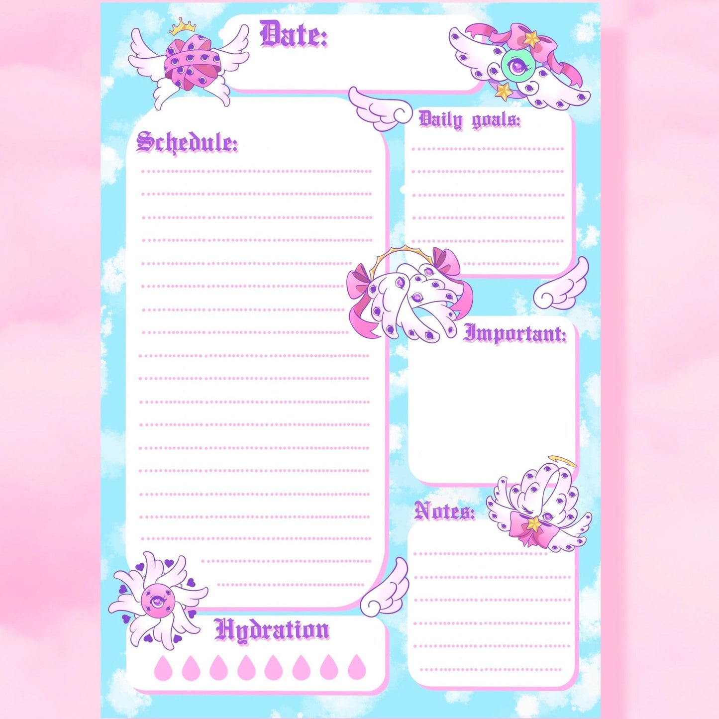 Biblically Accurate Angels Daily Planner