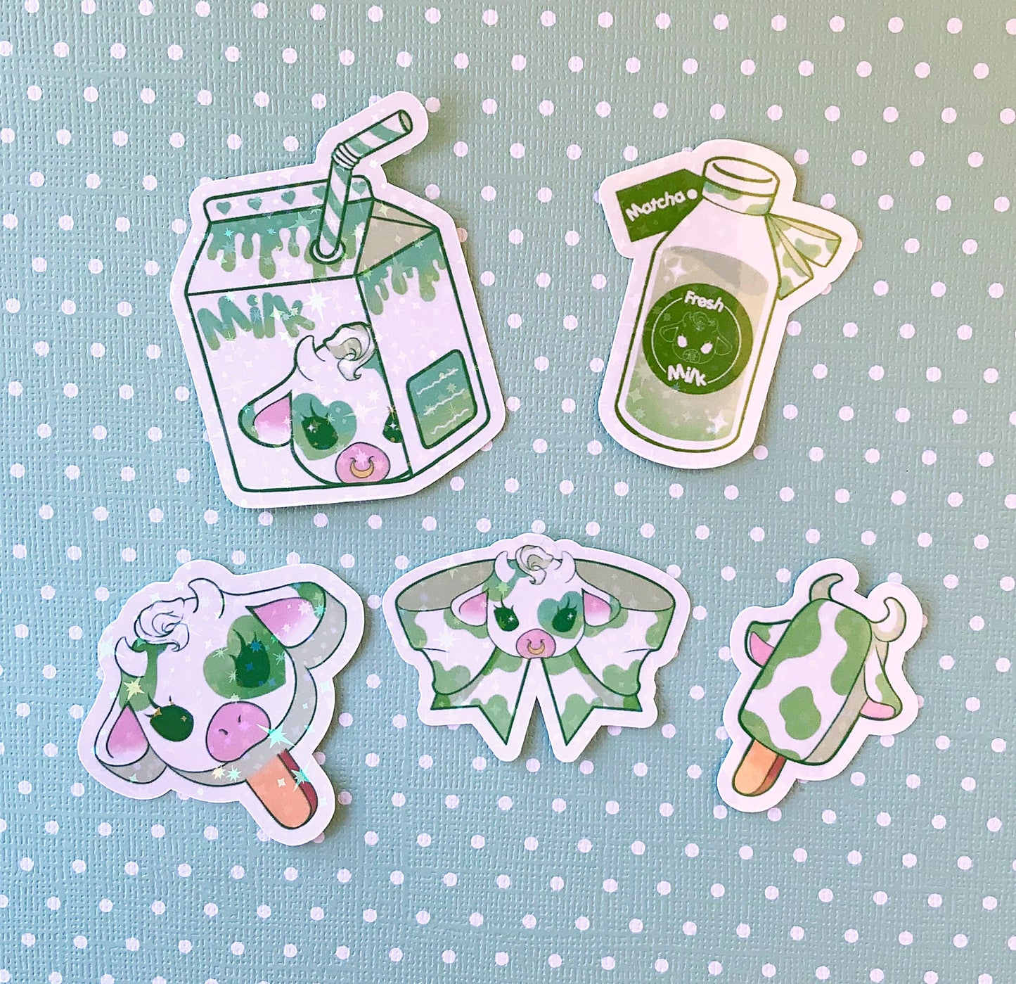 Moolisa vinyl sticker set of 5 laptop/decals available in 7 colors