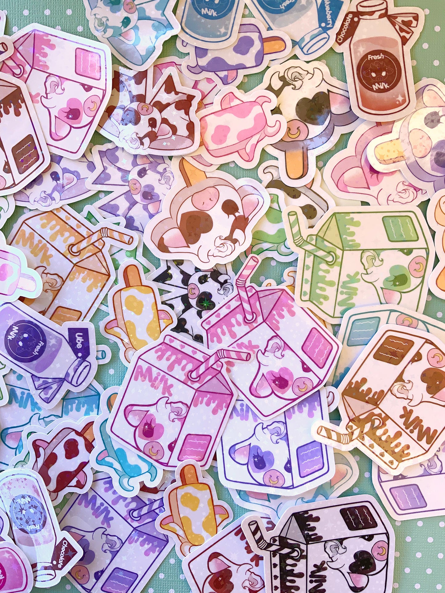 Moolisa vinyl sticker set of 5 laptop/decals available in 7 colors