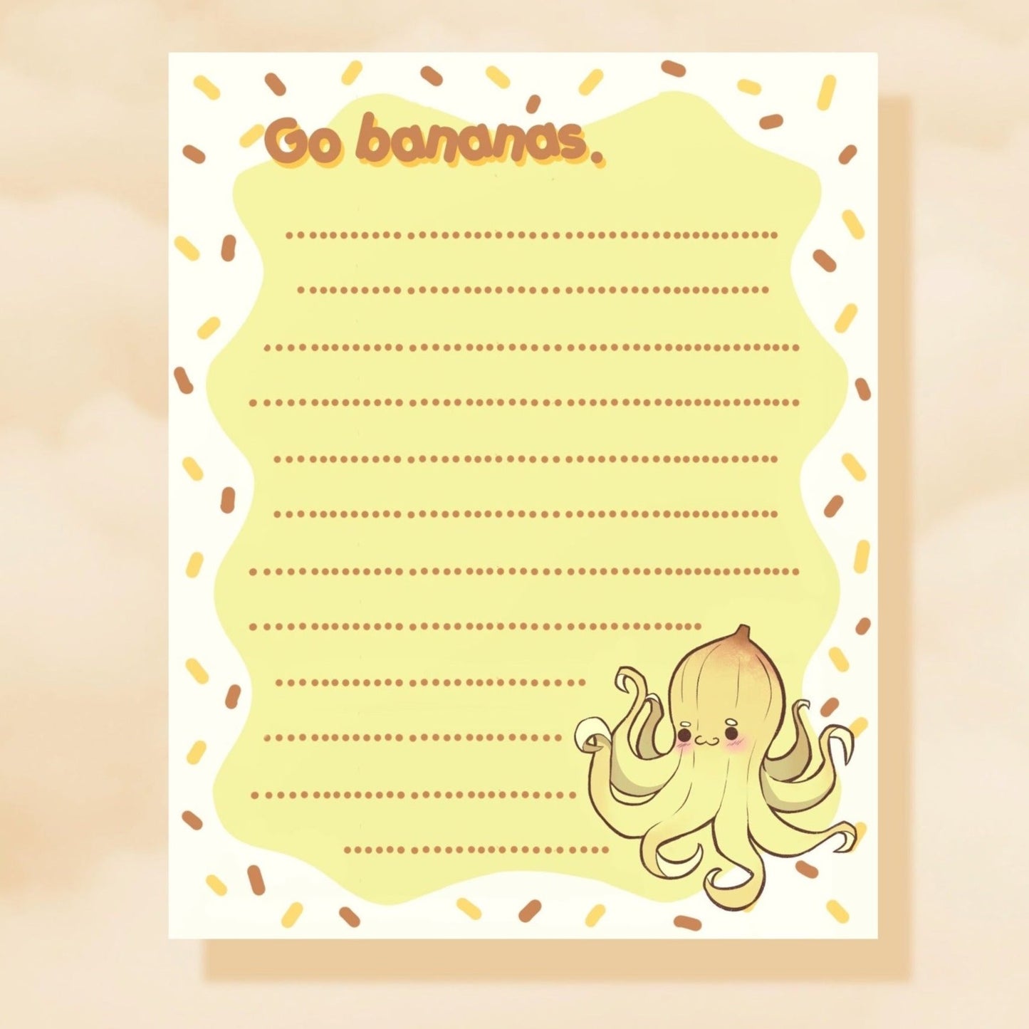 Go Bananas Notepad