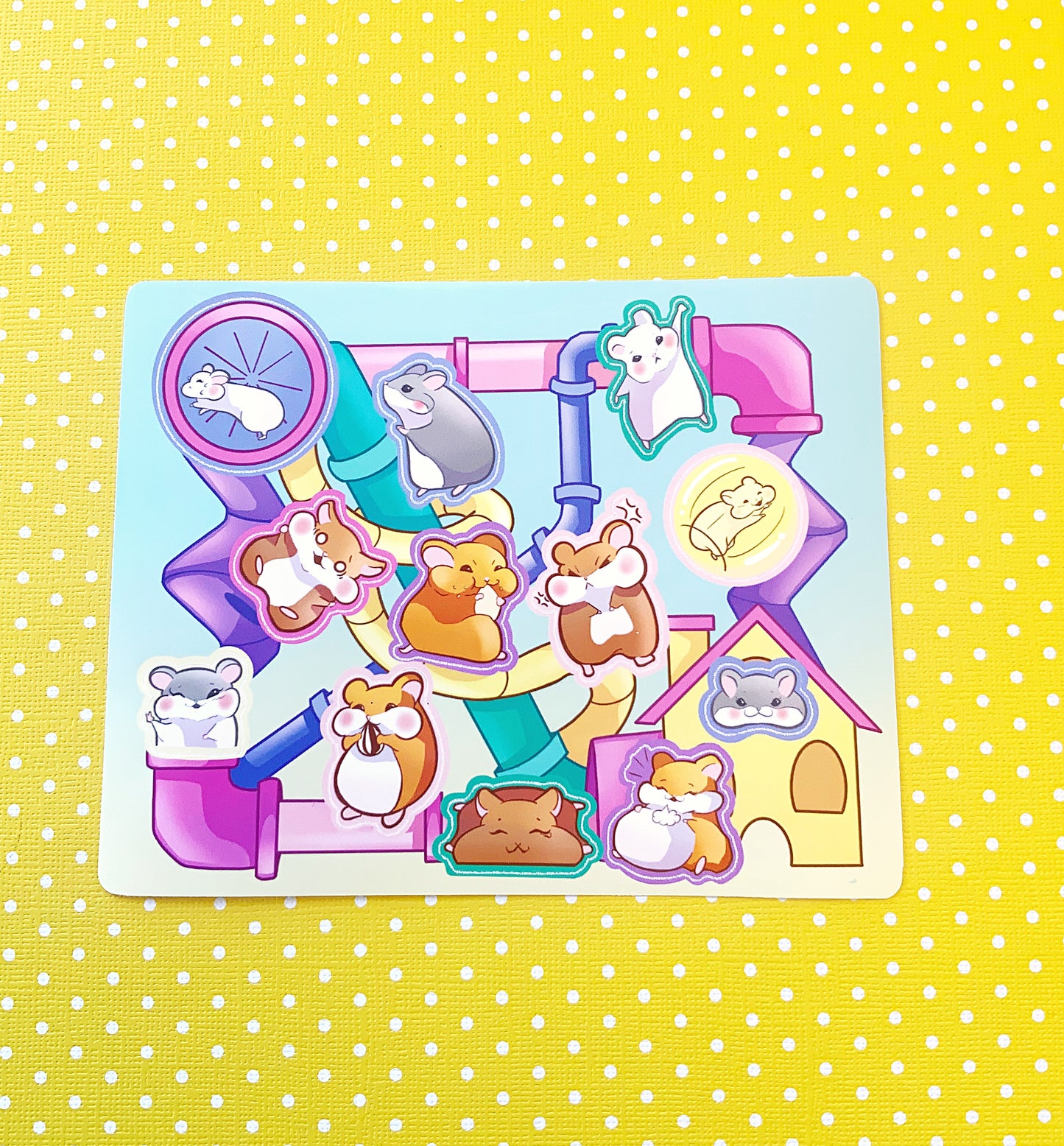Hamster Hell Deer Deco Sticker Sheet