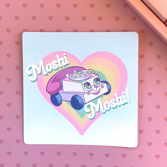 Moshi Moshi Art square mini print (2 sizes available)