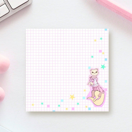 Sailor Fuku Ferret Memopad (Pink)