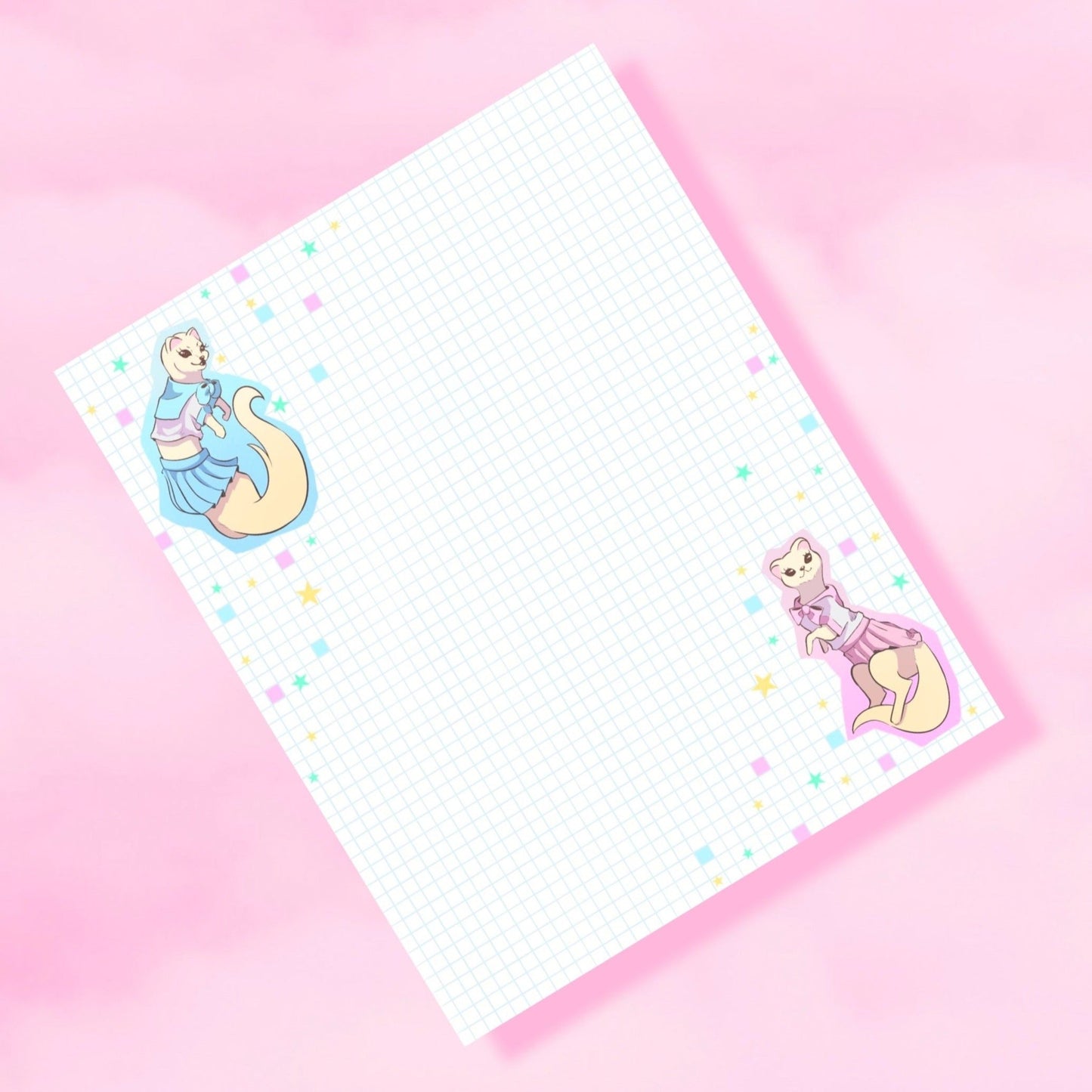 Sailor Fuku Ferrets Notepad